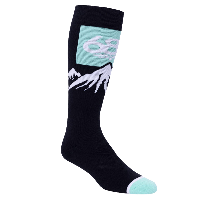 НОСКИ 686 MNS SNOW CAPS SOCK BLACK 2024