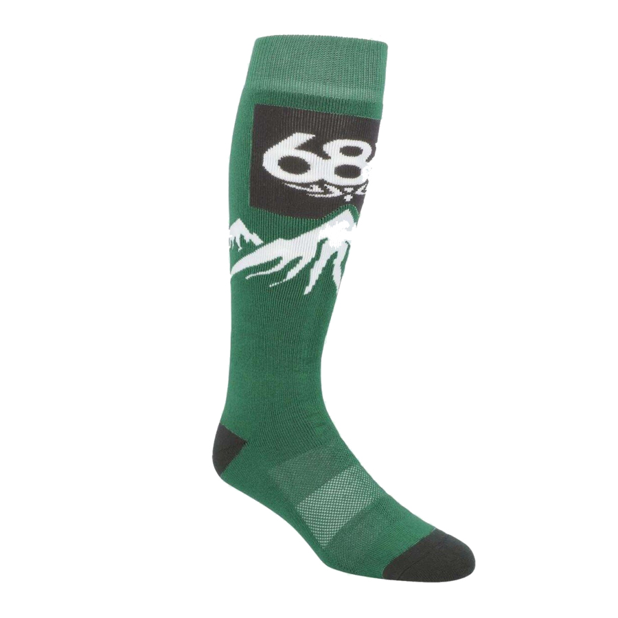 686 MNS SNOW CAPS SOCK GREEN 2025