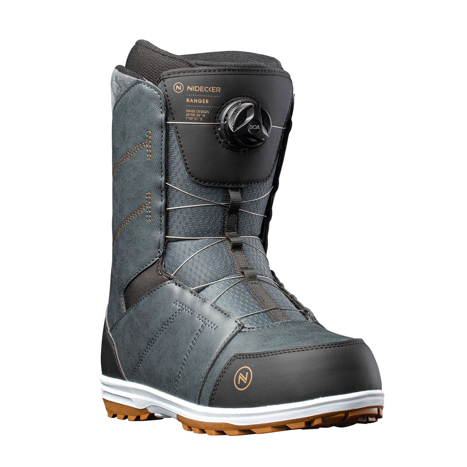 Купить БОТИНКИ NIDECKER RANGER Grey 2022 для сноуборда в интернет-магазинеEpicboardshop
