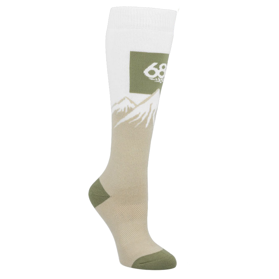 НОСКИ 686 WMNS SNOW CAPS SOCK CREAM 2025